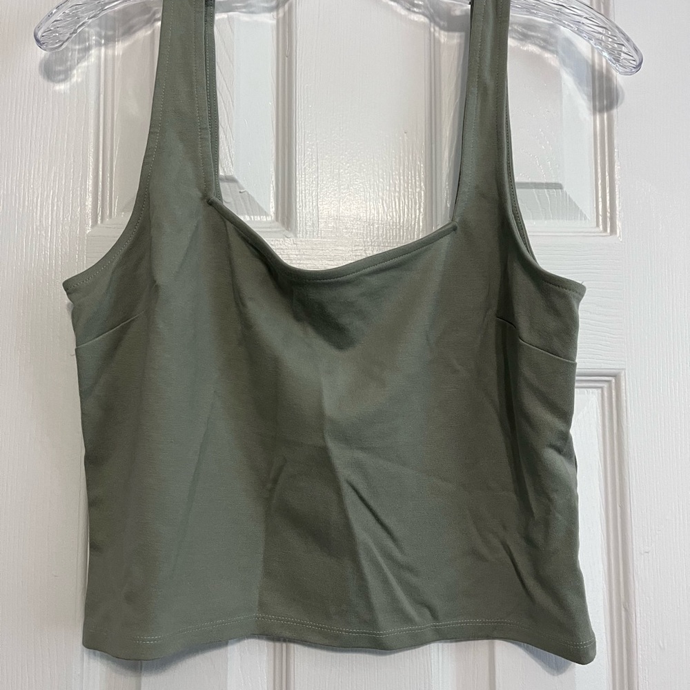 Olive Green Women's Tank Top